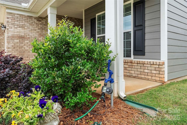 17028 River Race Dr, Huntersville, NC 28078 - exterior view of brick siding