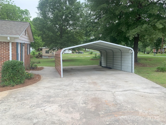 304 W Miller St, Jefferson, SC 29718 - view of car parking featuring driveway and a detached carport