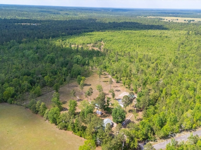 2675 Andrews Cir, Aiken, SC 29803 - aerial view of property and surrounding area featuring a heavily wooded area