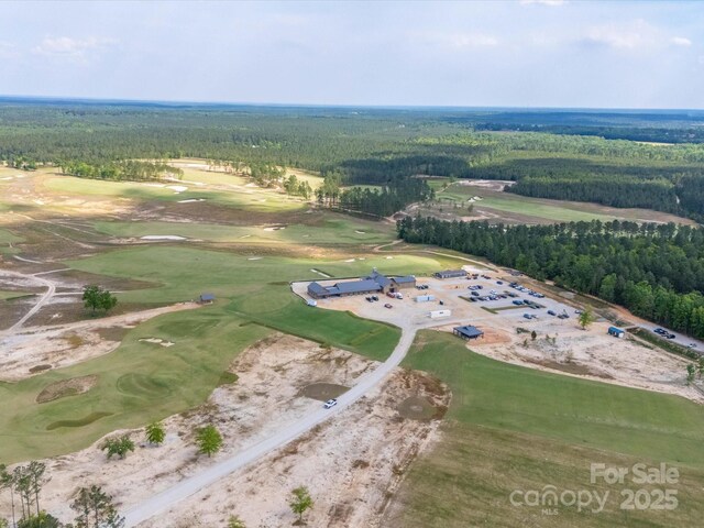 2675 Andrews Cir, Aiken, SC 29803 - aerial view of property and surrounding area featuring a forest and a golf club