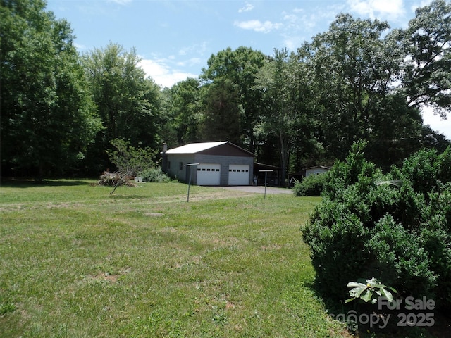 5004 King Wilkinson Rd, Denver, NC 28037 - view of grassy yard with an outbuilding