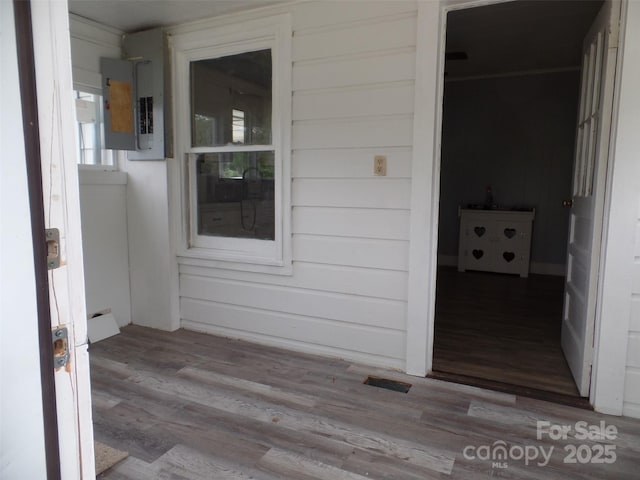 5004 King Wilkinson Rd, Denver, NC 28037 - wooden terrace with electric panel