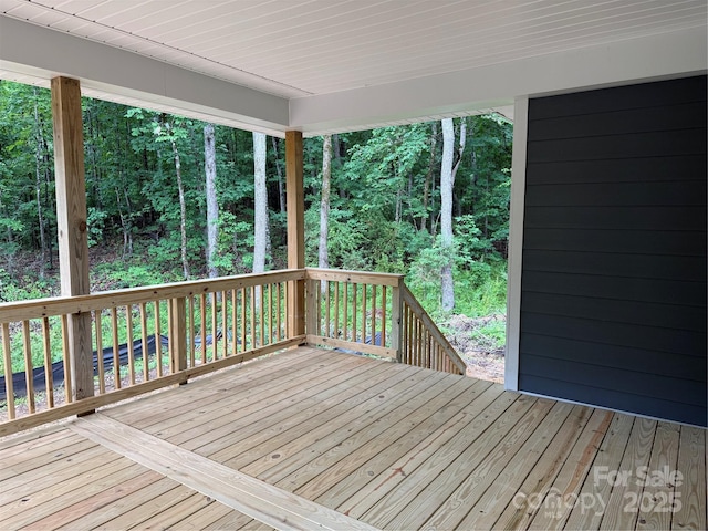 view of deck