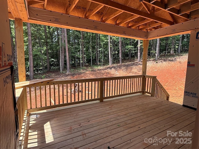 view of deck
