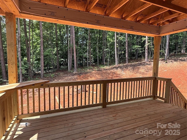 view of deck