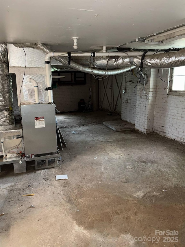 view of basement
