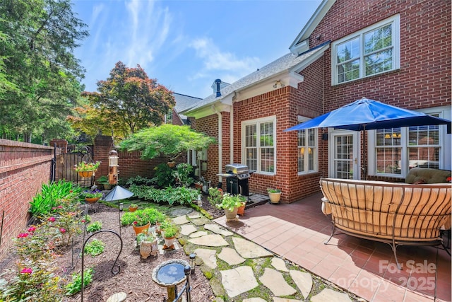 3128 Ethereal Ln, Charlotte, NC 28226 - view of patio / terrace with an outdoor hangout area