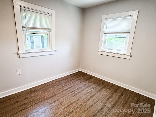 116 N Blue Ridge Ave, Hendersonville, NC 28792 - spare room with dark wood finished floors and baseboards