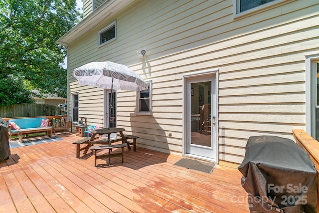 1739 Lesa Lin Dr, Monroe, NC 28112 - deck featuring grilling area