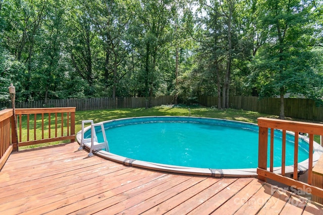 1739 Lesa Lin Dr, Monroe, NC 28112 - view of pool with a deck