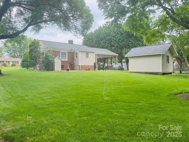 2357 28th St NE, Hickory, NC 28601 - view of yard with a carport