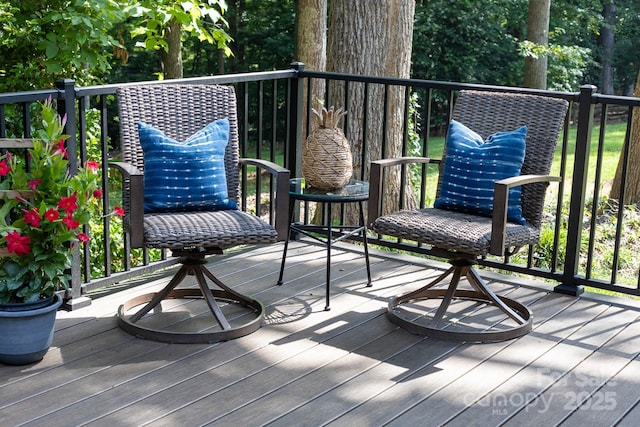 122 Waterford Dr, Mooresville, NC 28117 - view of wooden deck