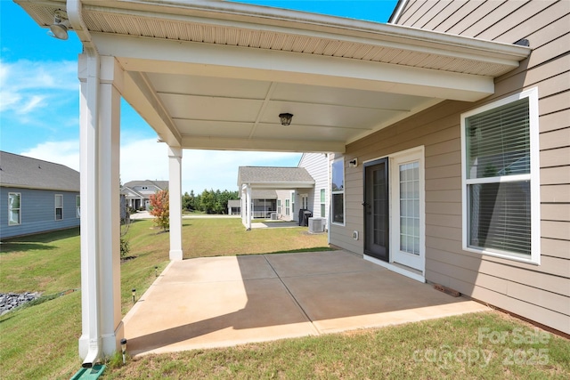 4243 Merrivale Dr, Lancaster, SC 29720 - view of patio / terrace featuring central AC
