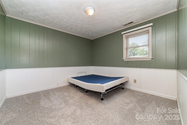 3685 Curleys Fish Camp Rd, Connelly Springs, NC 28612 - bedroom featuring carpet flooring and ornamental molding