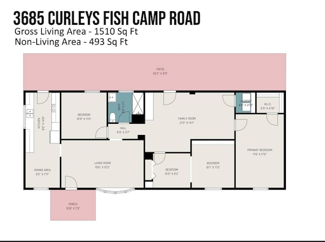 3685 Curleys Fish Camp Rd, Connelly Springs, NC 28612 - room layout