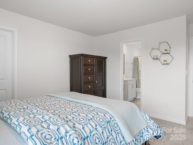 7007 Manse Ct, Boiling Springs, SC 29316 - bedroom featuring light carpet and connected bathroom