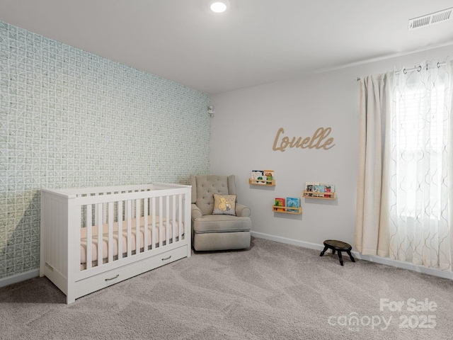 7007 Manse Ct, Boiling Springs, SC 29316 - bedroom featuring carpet flooring and a nursery area
