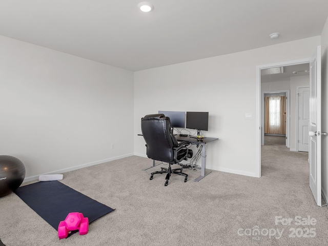 7007 Manse Ct, Boiling Springs, SC 29316 - carpeted home office featuring baseboards