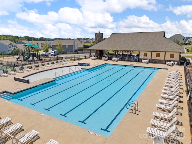 7007 Manse Ct, Boiling Springs, SC 29316 - community pool featuring a patio area