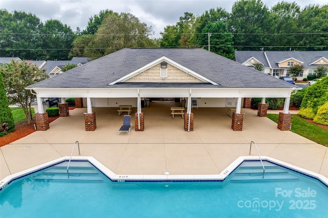 2169 Shady Pond Dr, Clover, SC 29710 - view of pool featuring a patio and a gazebo
