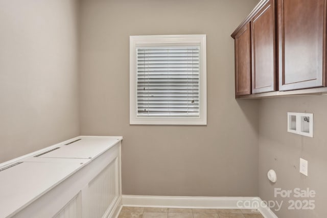 2021 Chantilly Ln, Salisbury, NC 28146 - washroom with cabinet space, baseboards, and washer hookup