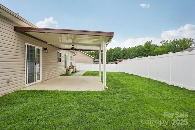 2021 Chantilly Ln, Salisbury, NC 28146 - view of yard with a patio area