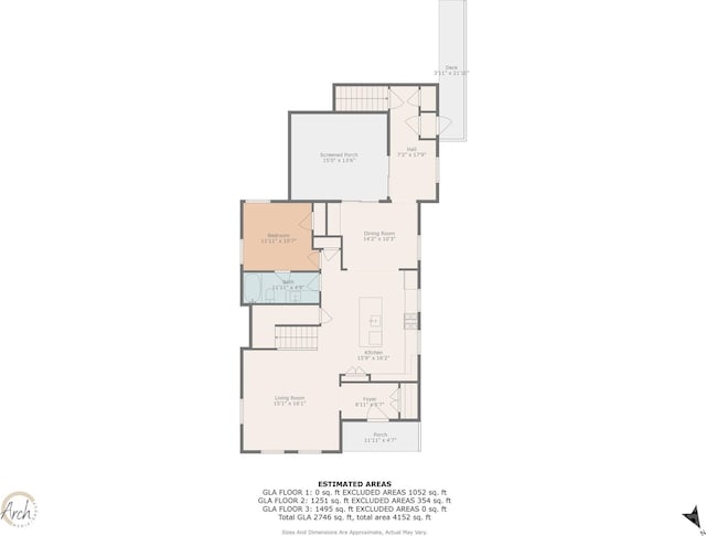 1446 Downs Ave, Charlotte, NC 28205 - view of property floor plan