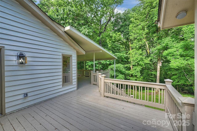 9520 Squirrel Hollow Ln, Charlotte, NC 28270 - view of wooden terrace