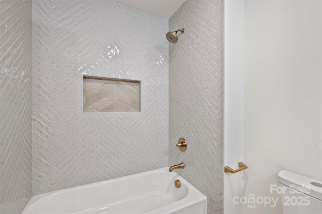 9520 Squirrel Hollow Ln, Charlotte, NC 28270 - full bathroom with toilet and  shower combination