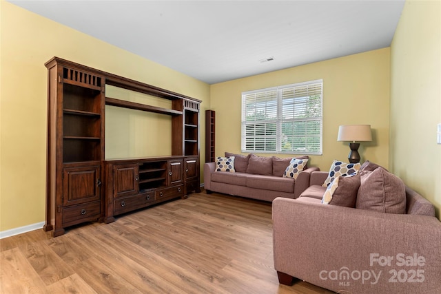 1911 Savannah Hills Dr, Matthews, NC 28105 - living area with light wood-style floors and baseboards