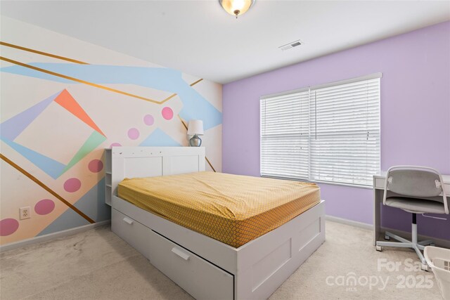 1911 Savannah Hills Dr, Matthews, NC 28105 - bedroom with light carpet and baseboards