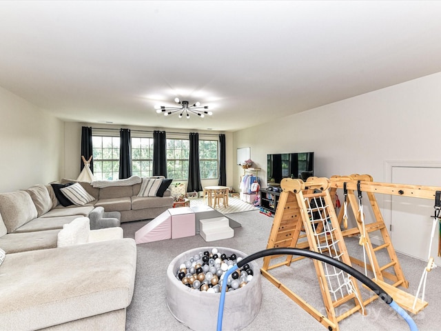 121 Enclave Meadows Ln, Matthews, NC 28104 - living room with carpet flooring