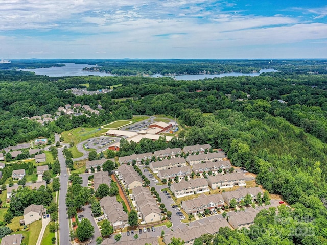 7325 Overmountain Dr, Rock Hill, SC 29732 - aerial view of residential area with a nearby body of water and a forest