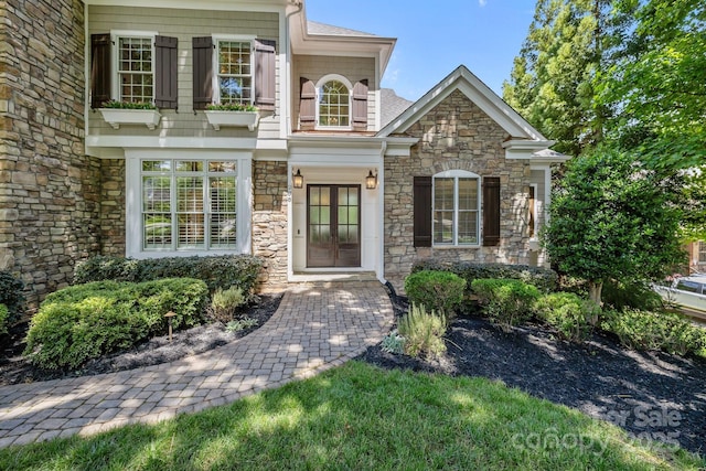 238 Horton Grove Rd, Fort Mill, SC 29715 - view of front of house with stone siding