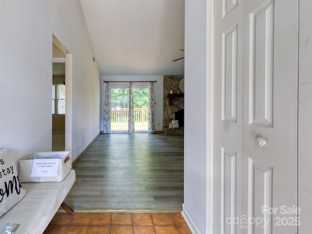 2011 20th Street Pl NE, Hickory, NC 28601 - hallway featuring wood finished floors