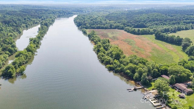 6822 Zelda Dr, Catawba, NC 28609 - bird's eye view of a forest and a large body of water
