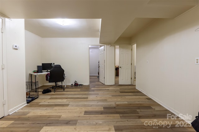102 Lanier St, Mount Holly, NC 28120 - office space featuring wood finished floors and baseboards