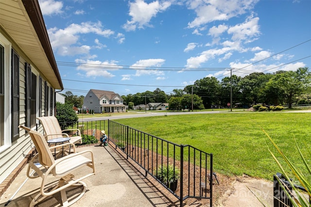 2401 Hoffman St, Gastonia, NC 28054 - porch featuring a lawn