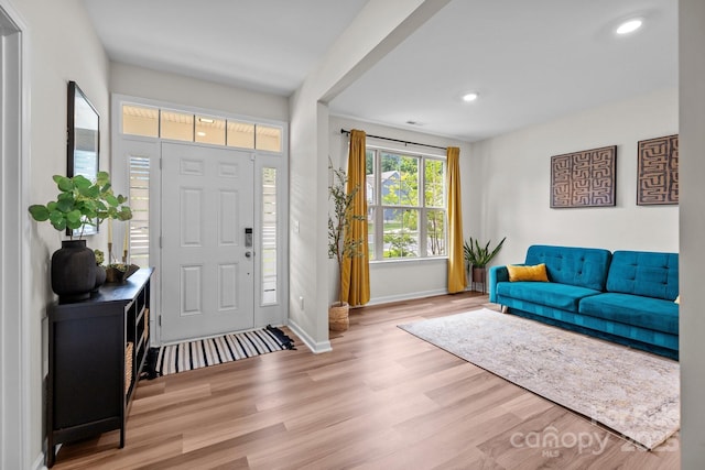 20307 Creek Bend Edge Ct Unit 10, Matthews, NC 28105 - foyer entrance with wood finished floors and recessed lighting