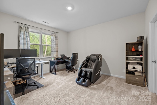 20307 Creek Bend Edge Ct Unit 10, Matthews, NC 28105 - carpeted home office featuring baseboards