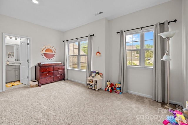 20307 Creek Bend Edge Ct Unit 10, Matthews, NC 28105 - playroom with carpet and baseboards