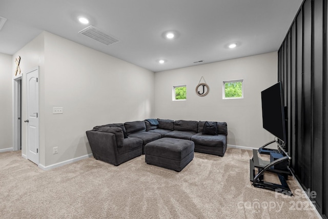 20307 Creek Bend Edge Ct Unit 10, Matthews, NC 28105 - living area featuring carpet flooring and recessed lighting