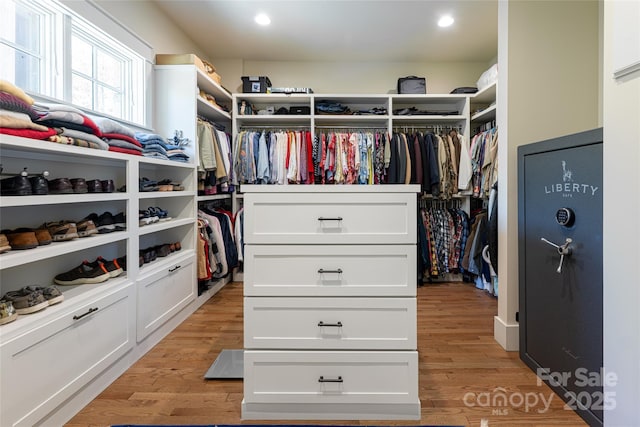442 Signature Row Blvd, Waynesville, NC 28785 - walk in closet featuring light wood-style flooring
