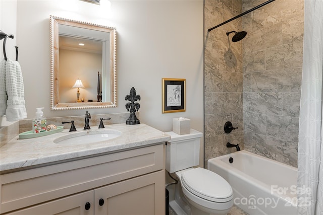 442 Signature Row Blvd, Waynesville, NC 28785 - full bathroom with vanity, shower / bath combo, and toilet