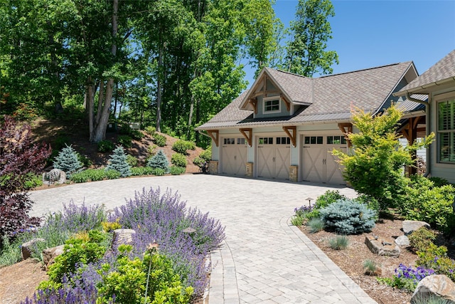 442 Signature Row Blvd, Waynesville, NC 28785 - garage with decorative driveway