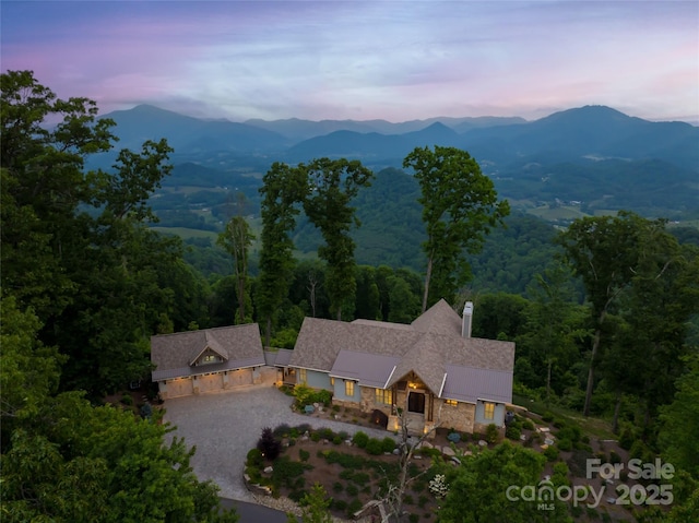 442 Signature Row Blvd, Waynesville, NC 28785 - view of mountain backdrop with a forest