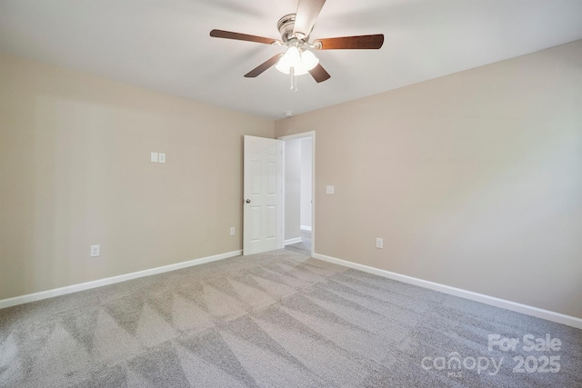 528 S Caldwell St, Salisbury, NC 28144 - carpeted spare room with ceiling fan and baseboards