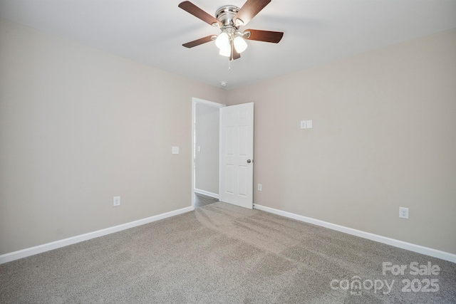 528 S Caldwell St, Salisbury, NC 28144 - unfurnished room featuring ceiling fan and carpet flooring