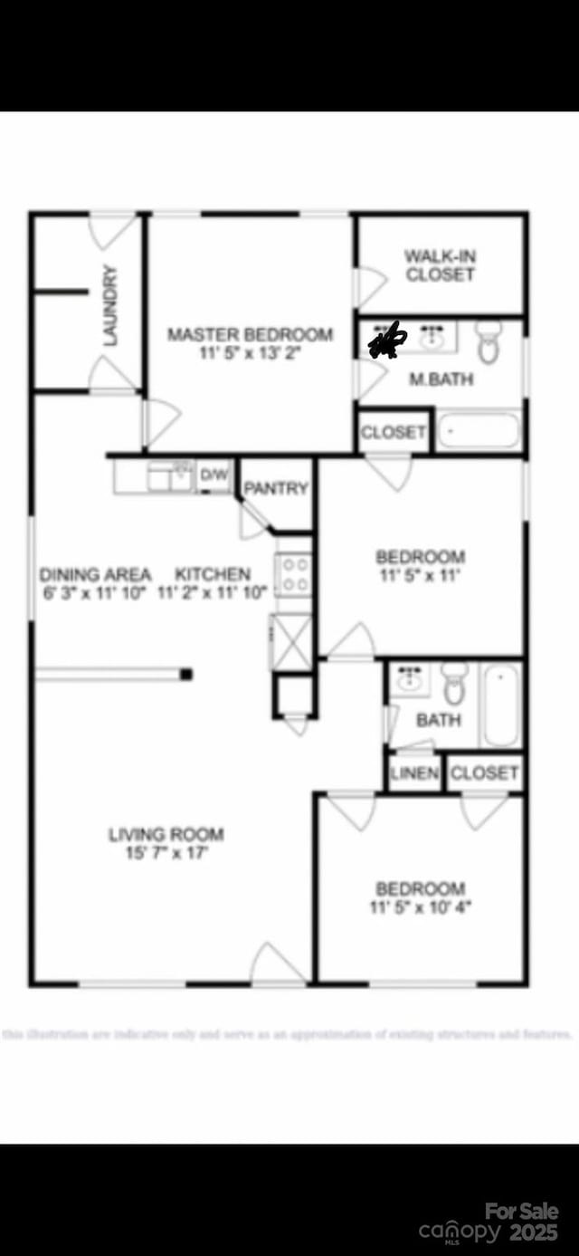 528 S Caldwell St, Salisbury, NC 28144 - view of room layout