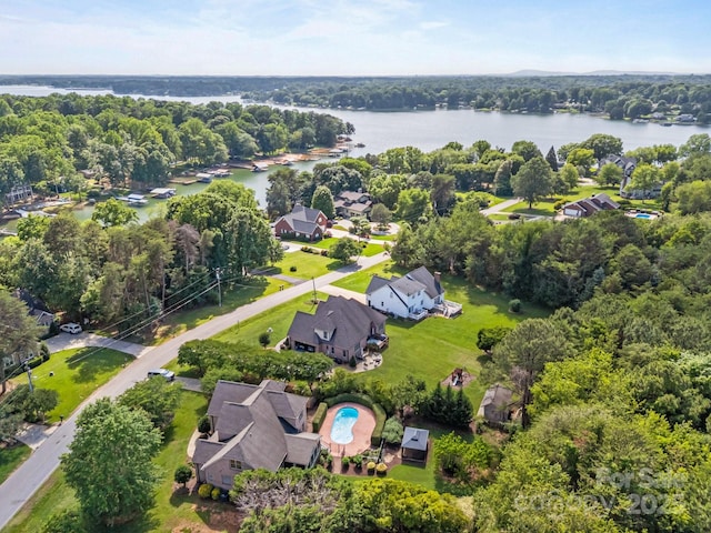 389 Ponderosa Cir, Mooresville, NC 28117 - aerial overview of property's location with a large body of water